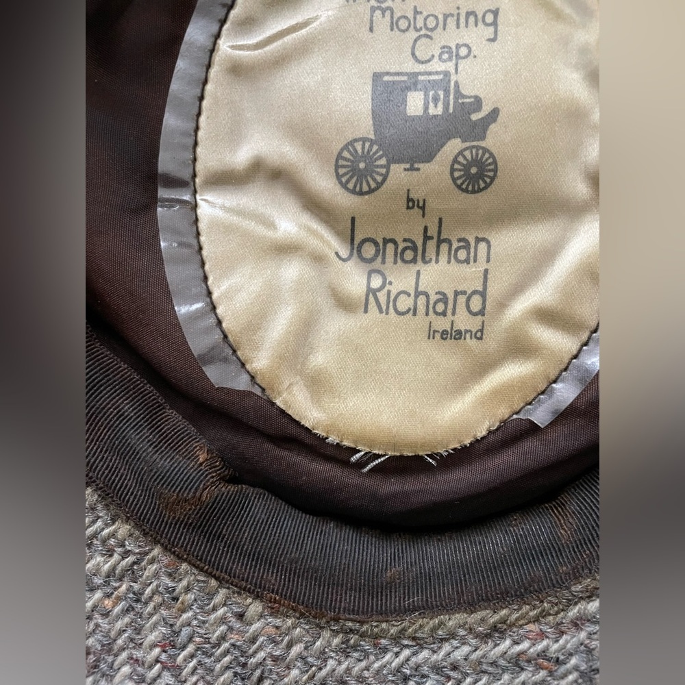 Antique Jonathan Richard Tweed Newsboy Cap - Picture 7 of 13